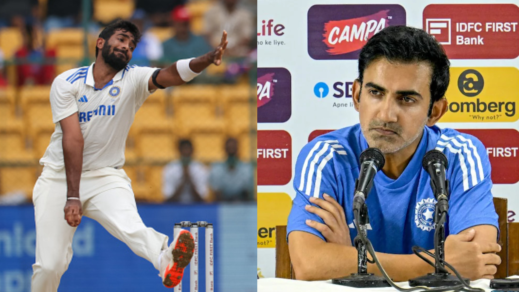 IND v NZ 2024: Jasprit Bumrah’s workload to be monitored after Pune Test, says Gautam Gambhir