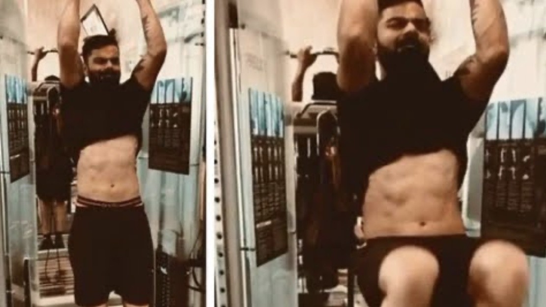 WATCH: Virat Kohli flaunts his eight-pack abs in latest workout video