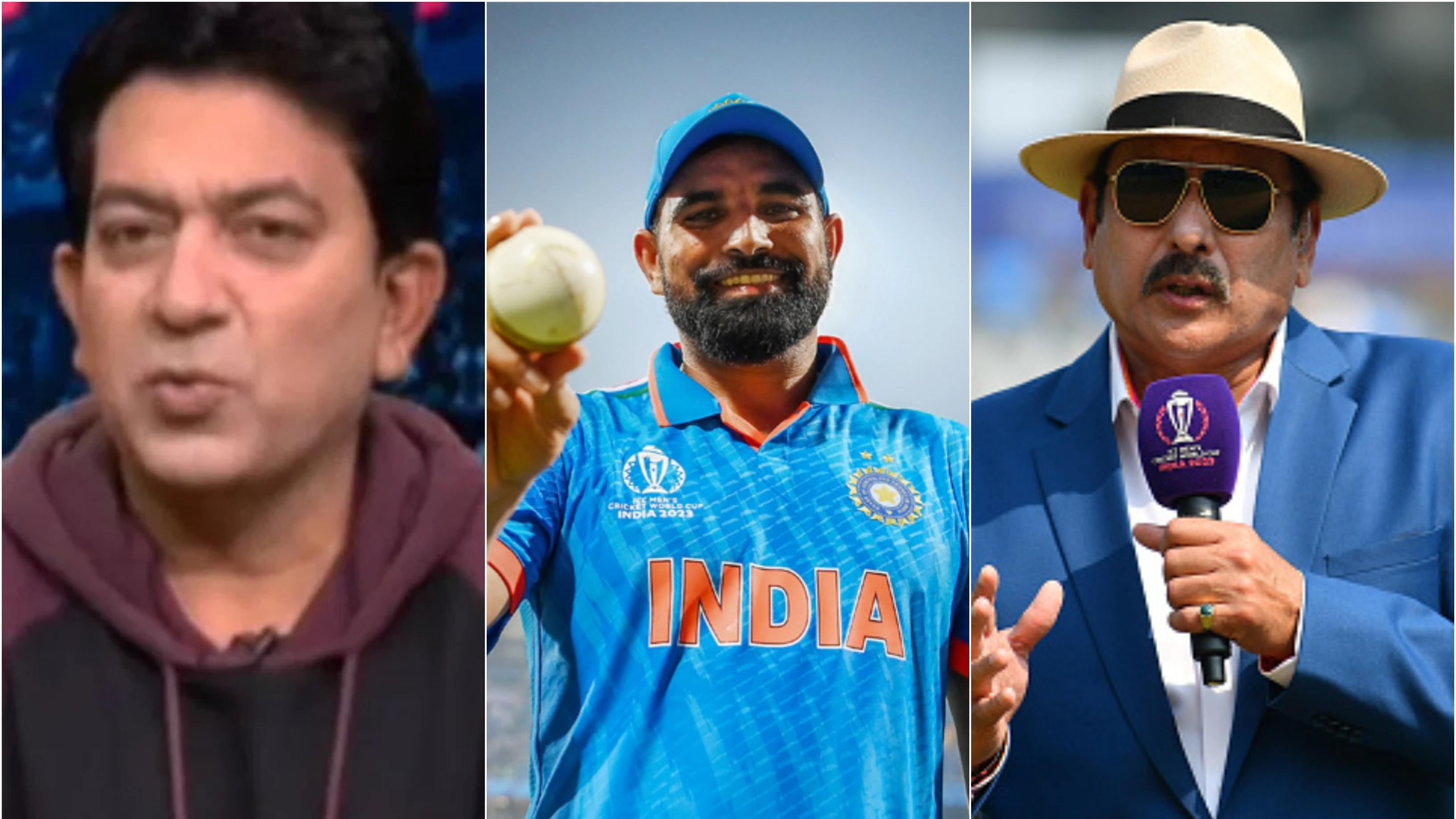 CWC 2023: “Whole load of cock and bull,” Shastri rubbishes Hasan Raza’s 'different balls for Indian bowlers' conspiracy theory