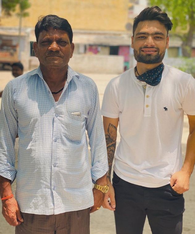 Rinku Singh with his father | Instagram