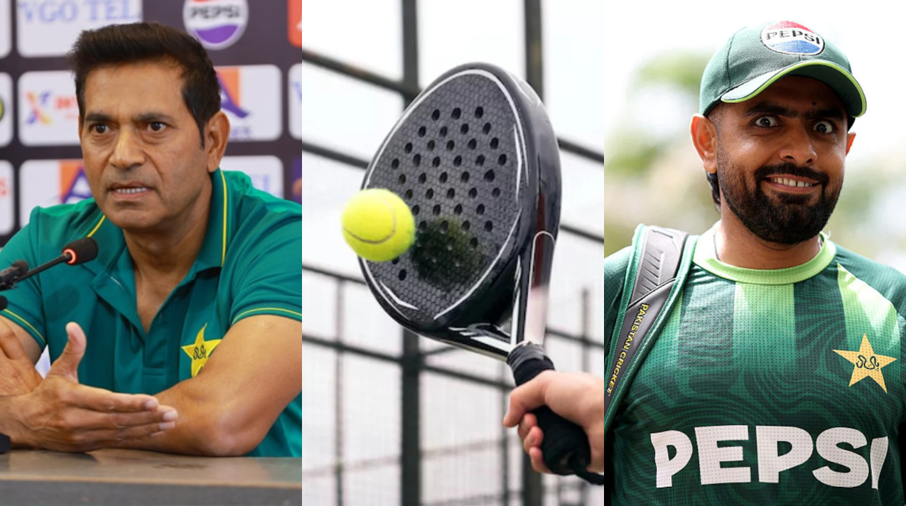 Aaqib Javed announced that PCB has made padel sport mandatory for Pakistan players | X
