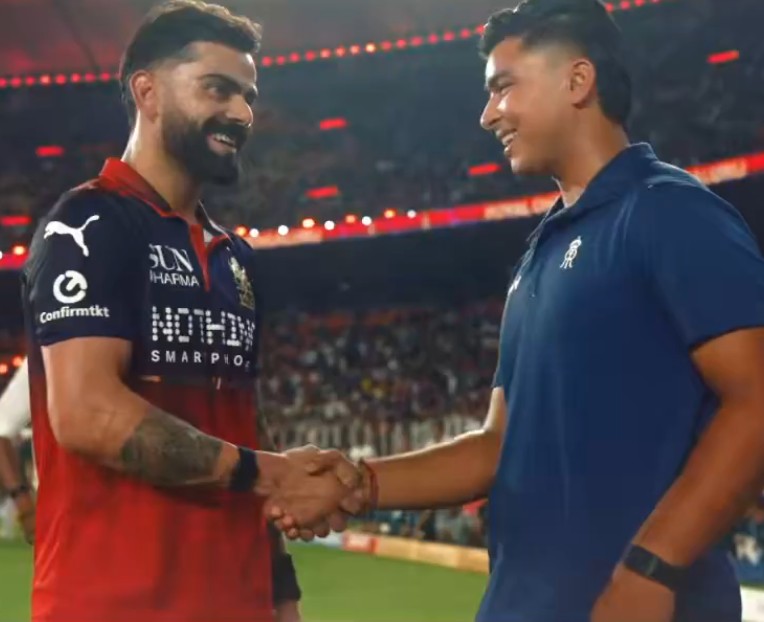 Virat Kohli and Vaibhav Sooryavanshi | RCB X