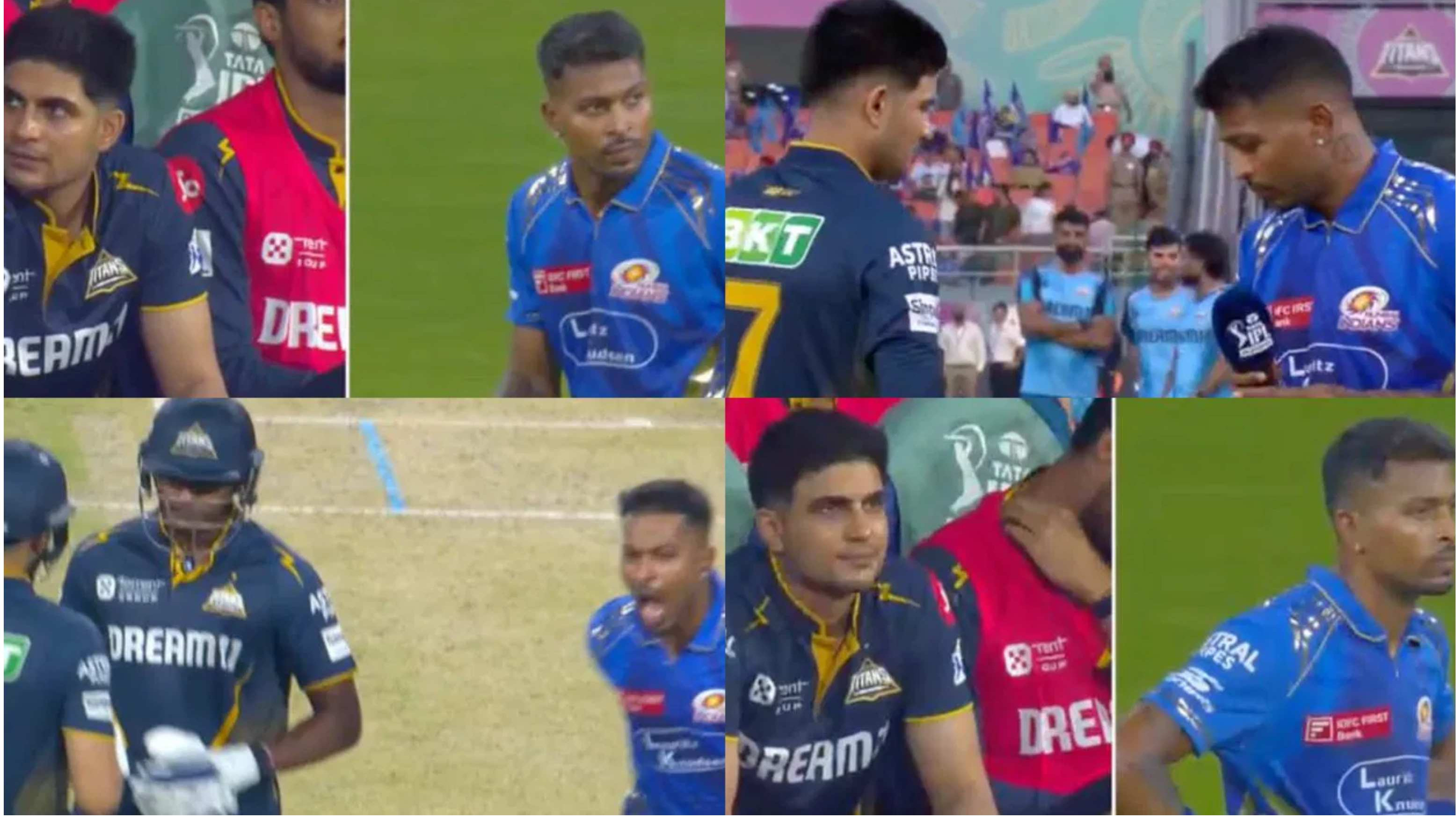 IPL 2025: WATCH - Hardik Pandya's animated celebration in front of Shubman Gill after no-handshake ignites rivalry rumours