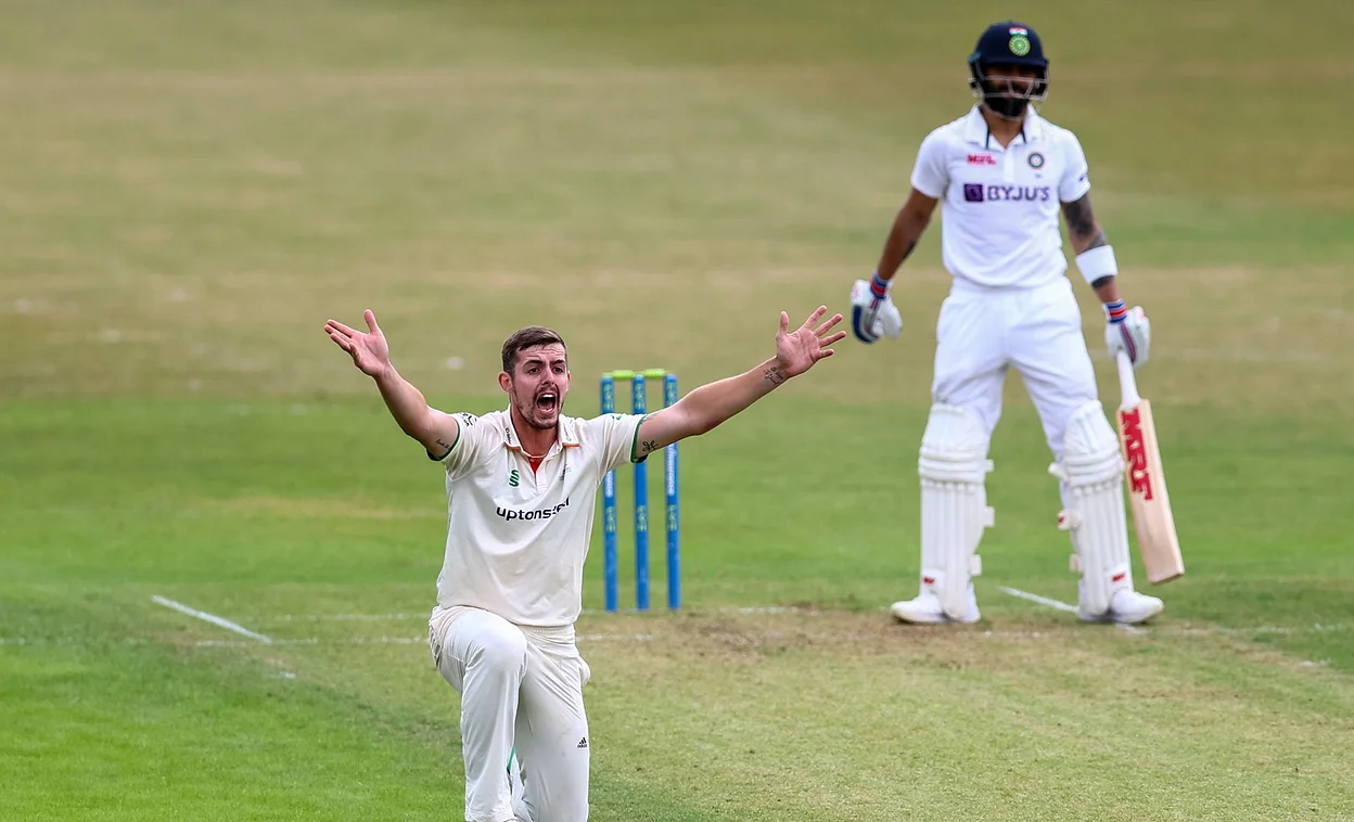 Roman Walker appealed for Virat Kohli's wicket| AFP