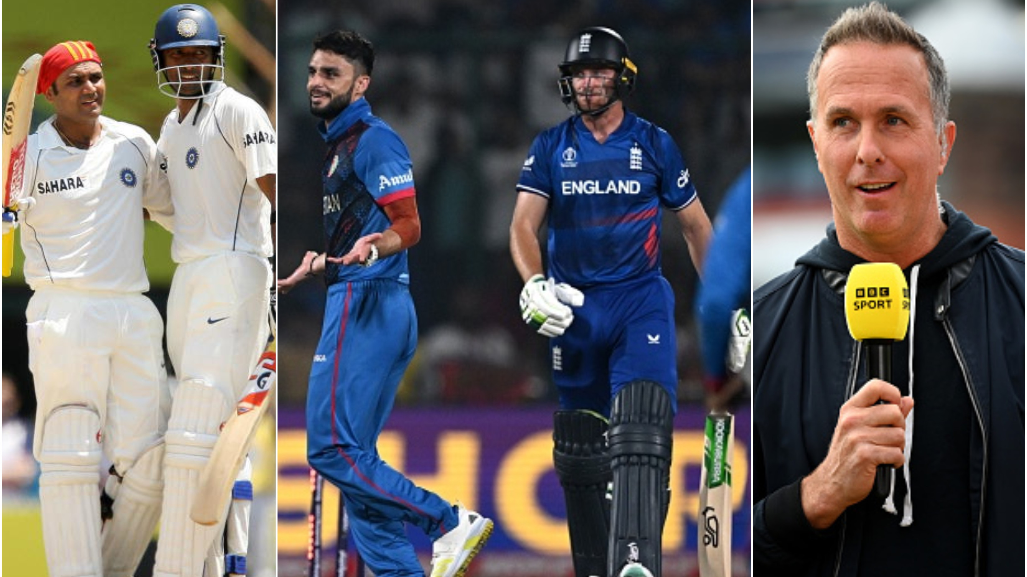 CWC 2023: Virender Sehwag, Wasim Jaffer troll Michael Vaughan after England’s shocking loss to Afghanistan