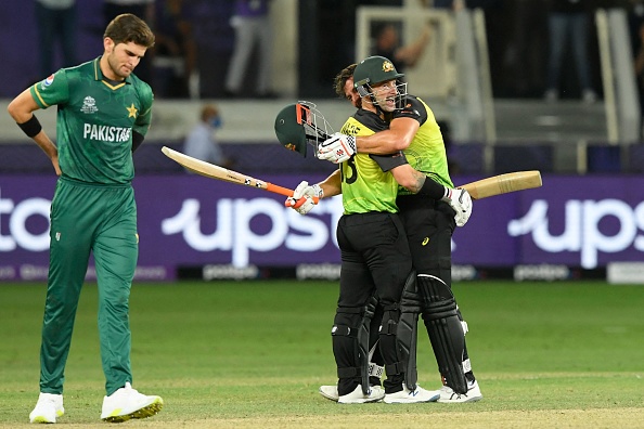 Shaheen Afridi got smacked for 3 sixes by Matthew Wade as Australia beat Pakistan to go into final | Getty