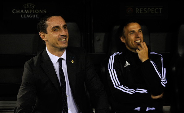 Gary Neville and Phil Neville | Getty