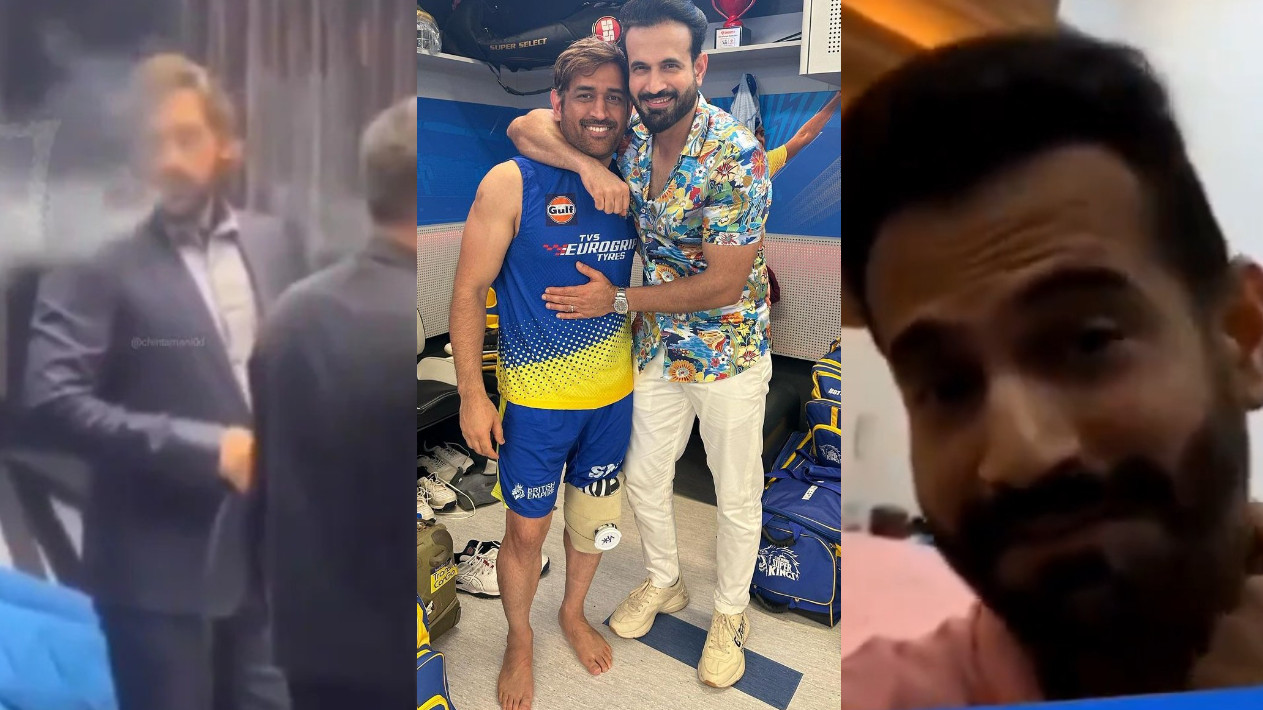 WATCH- ‘I don’t set hookah in someone’s room’- Irfan Pathan’s cheeky comment on MS Dhoni in an old video goes viral