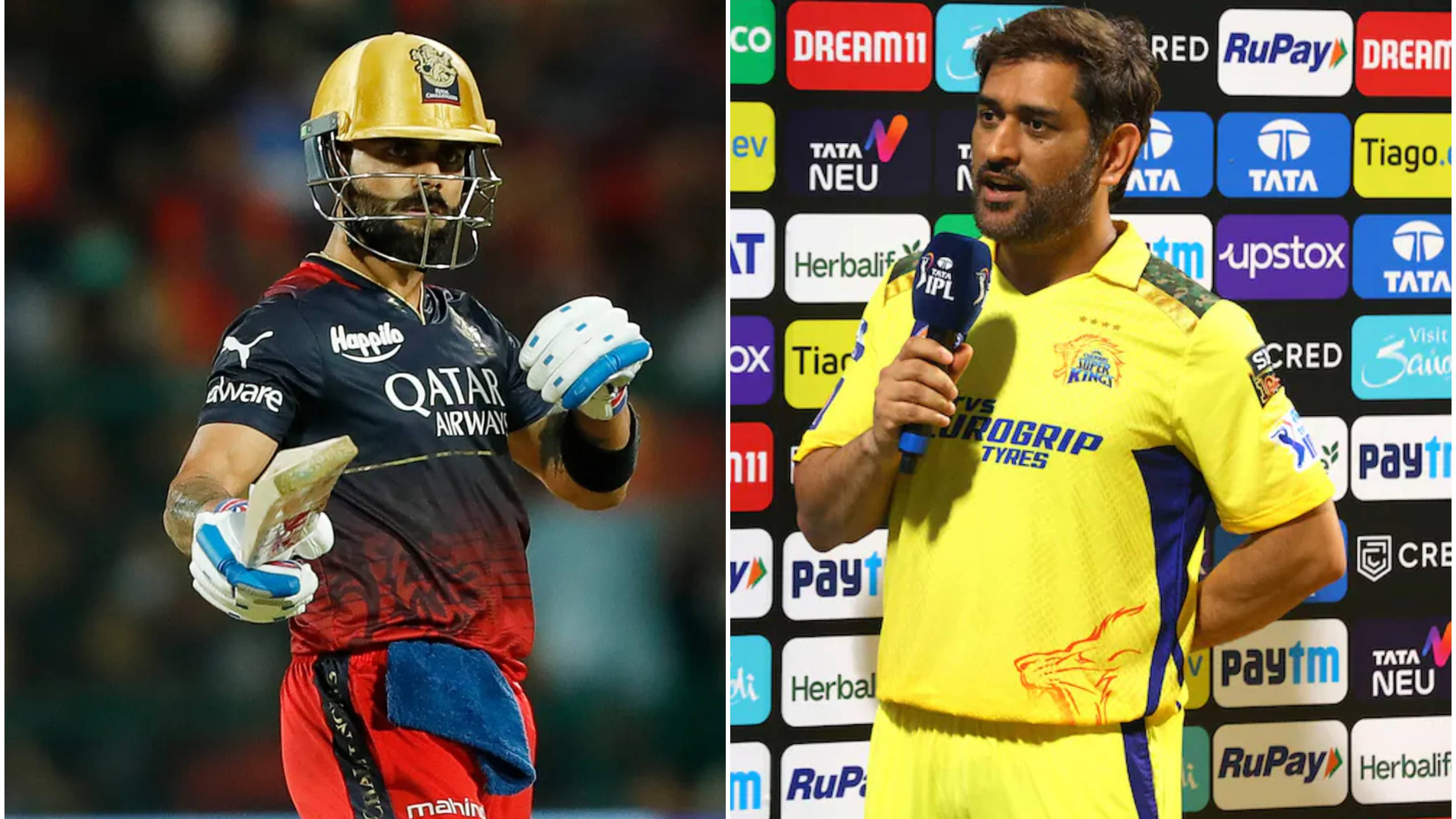 IPL 2023: WATCH – “Virat doesn’t play first ball like this,” Dhoni gives insight into Kohli's batting style in CSK’s dressing room