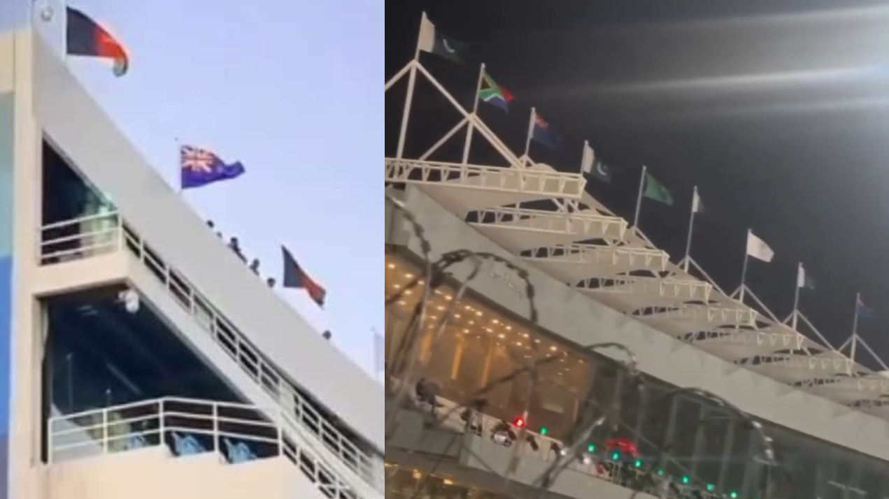 No Indian flag in Lahore and Karachi Stadiums during CT curtain raiser events | X