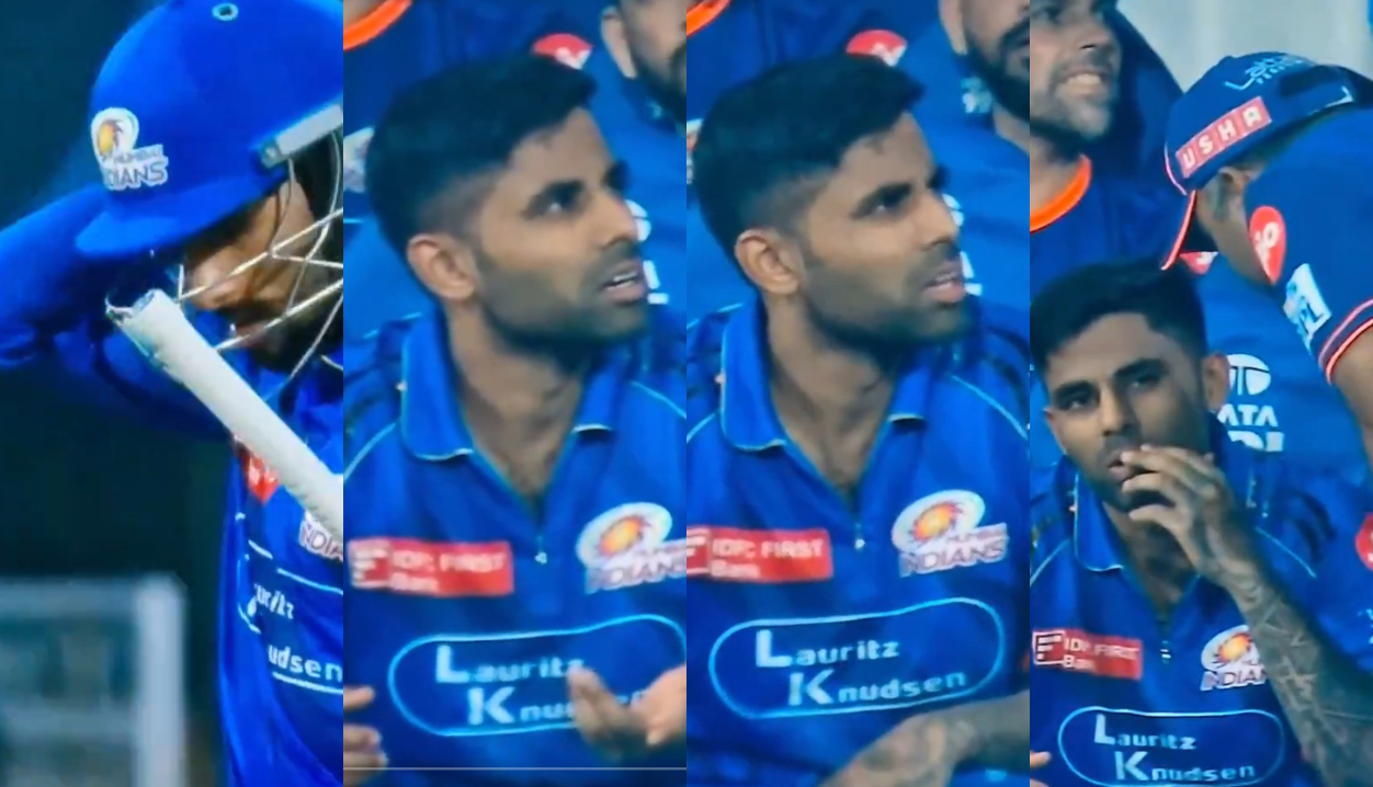 Suryakumar Yadav seemed surprised to see Tilak Varma retiring out | X