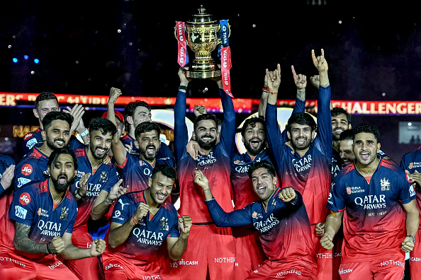 Virat Kohli and RCB as the IPL 2025 champions | Getty