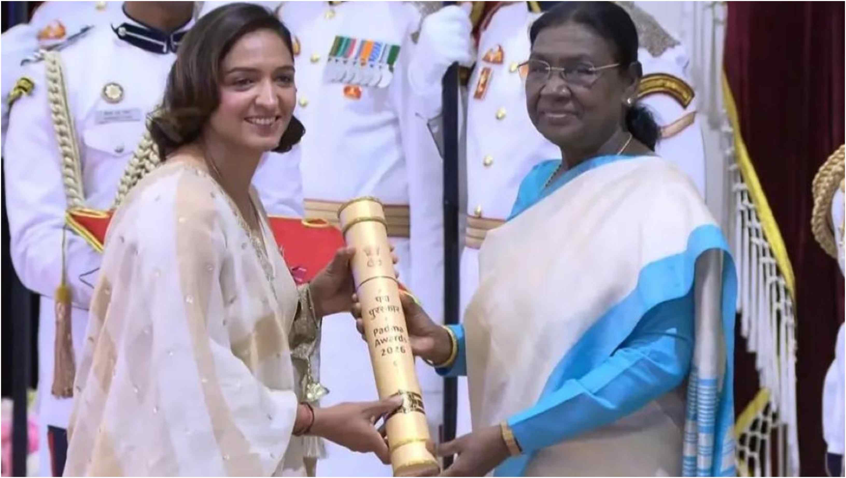 Harmanpreet Kaur conferred with Padma Shri | X
