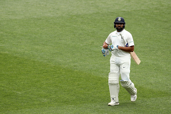 Rohit Sharma out for 1 in Adelaide in the second innings | Getty Images 