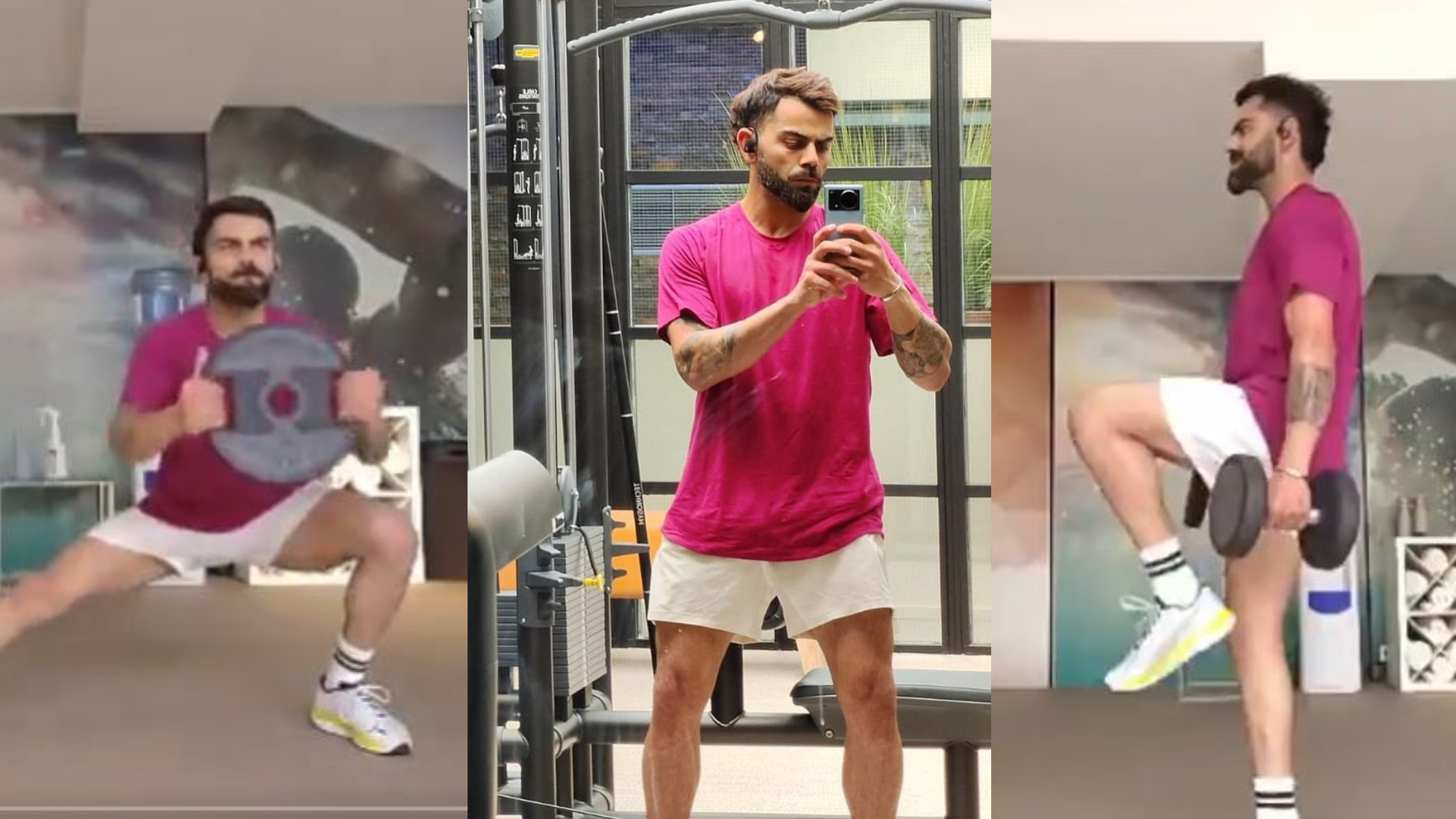 WATCH- Virat Kohli gives fitness motivational mantra to his fans as he returns to the gym