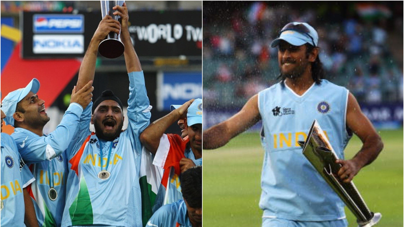 Harbhajan slams a troll for claiming he cropped out Dhoni from T20 World Cup celebration photo