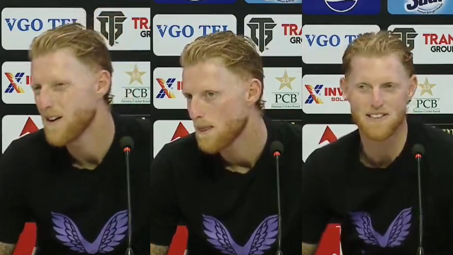 PAK v ENG 2024: WATCH- Ben Stokes confused by Pakistan journo’s broken English, leads to hilarious situation