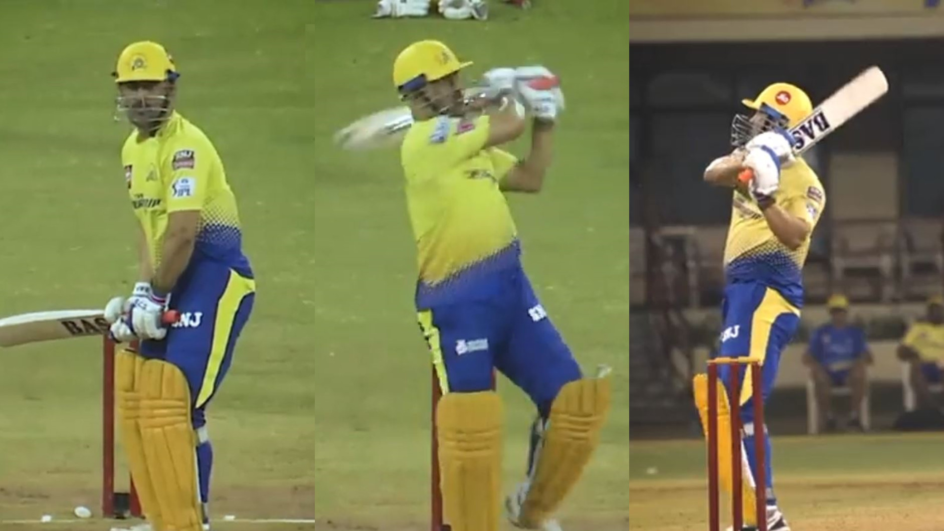 IPL 2022: WATCH- MS Dhoni shows off his 360-degree hitting prowess during CSK training camp in Surat