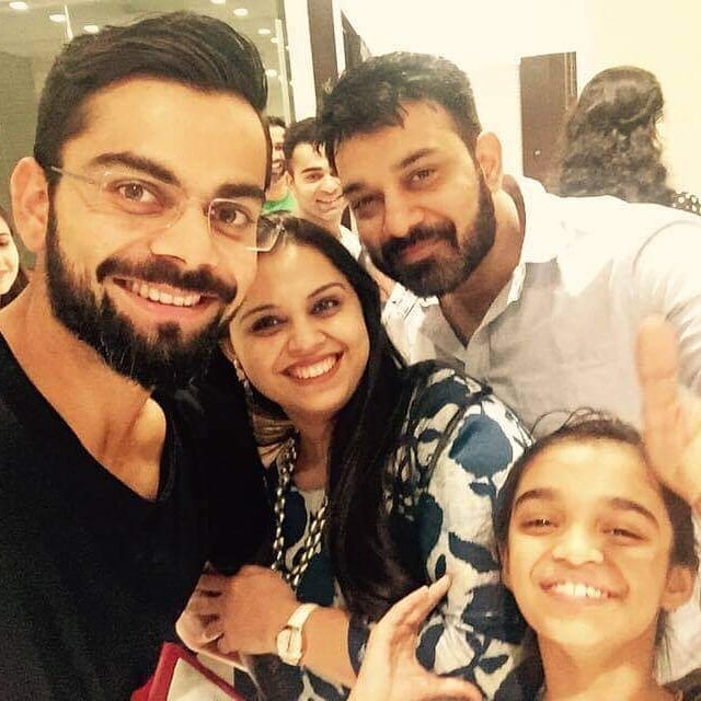 Virat Kohli along with his sister Bhawna Kohli Dhingra | Instagram