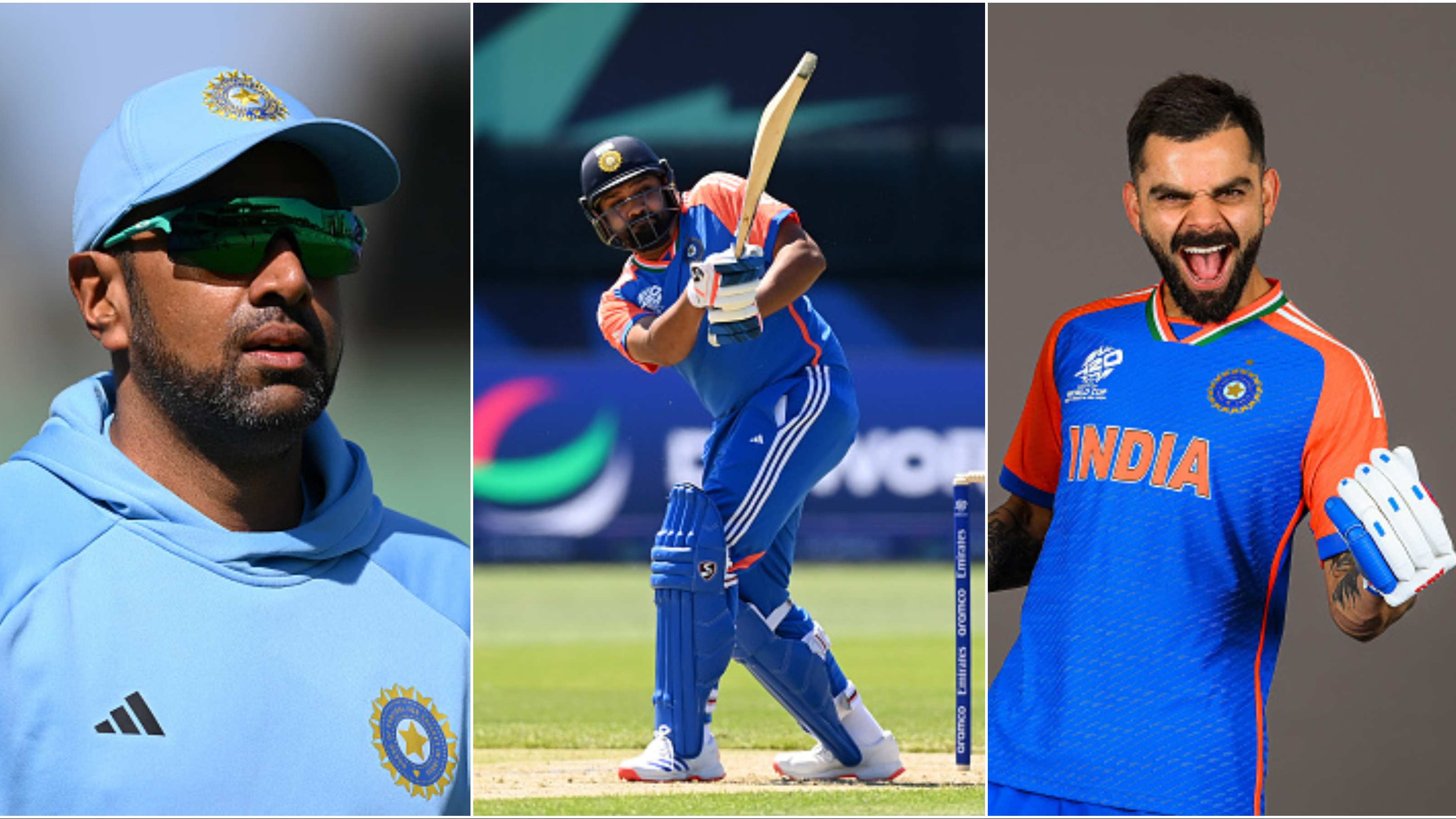 “They will be able to find answers”: Ashwin expects Rohit and Kohli to shine on slow tracks during T20 World Cup 2024