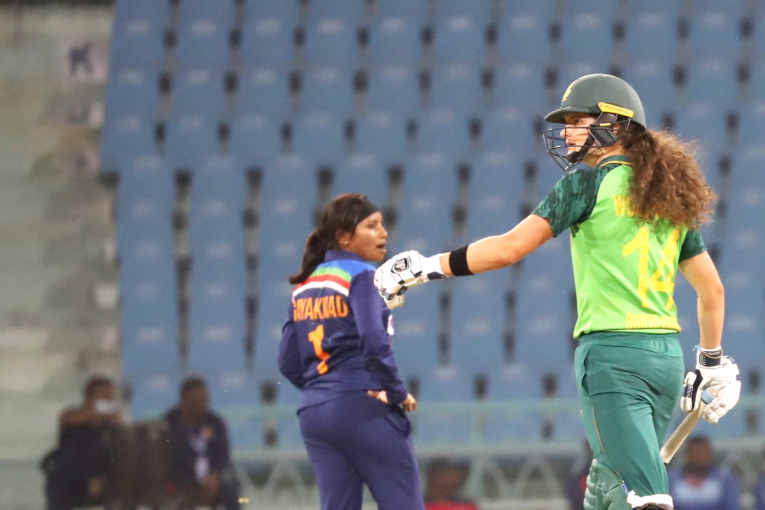 Laura Wolvaardt made 53* and took SAW past the finishing line | Twitter