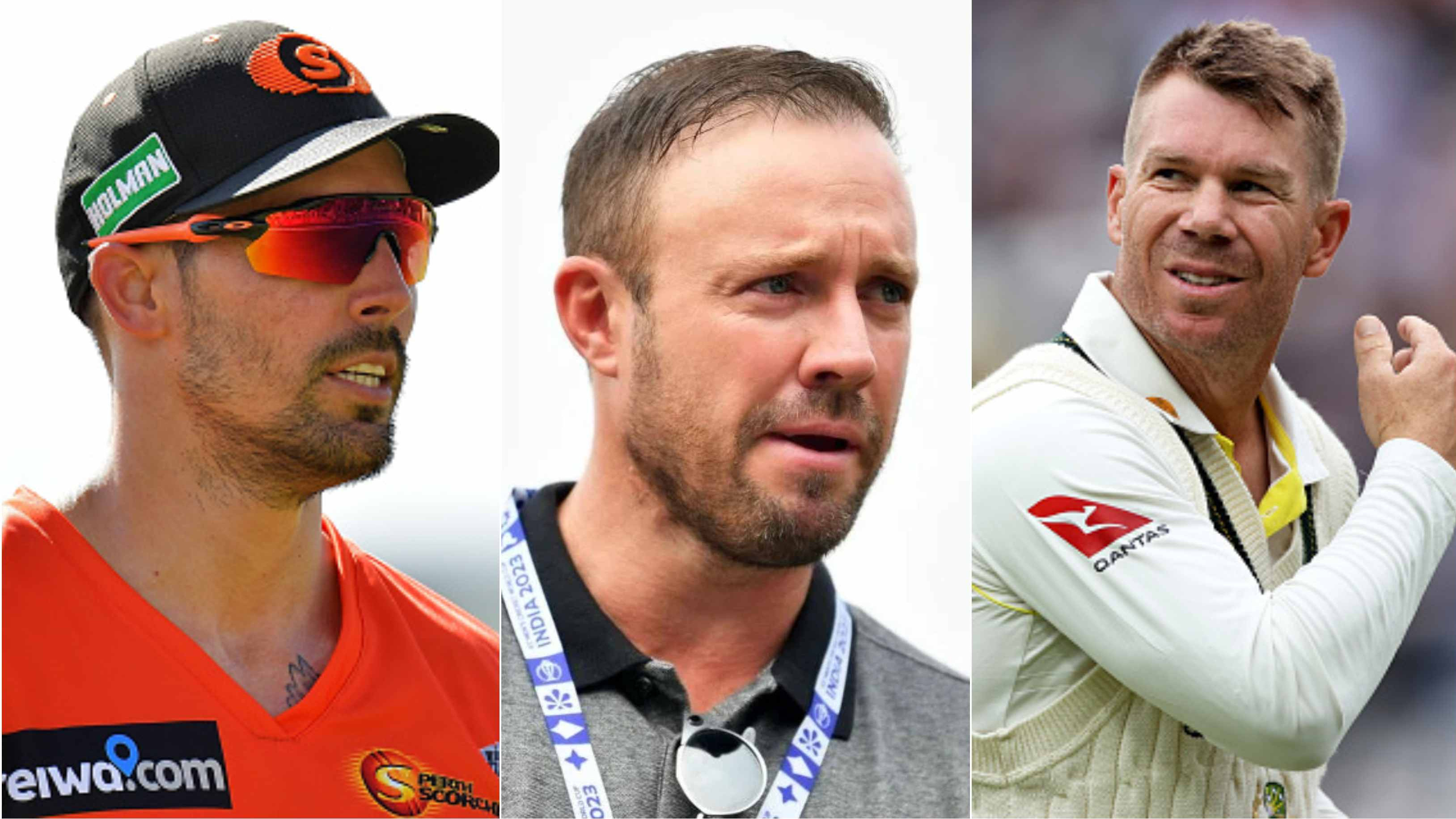 “Give the guy a call…”: AB de Villiers asks Mitchell Johnson and David Warner to resolve their differences privately