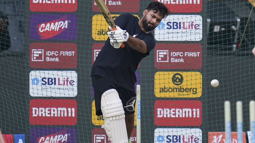 Concerns remain over Rishabh Pant’s fitness as he hobbles during India’s training session at Chinnaswamy Stadium