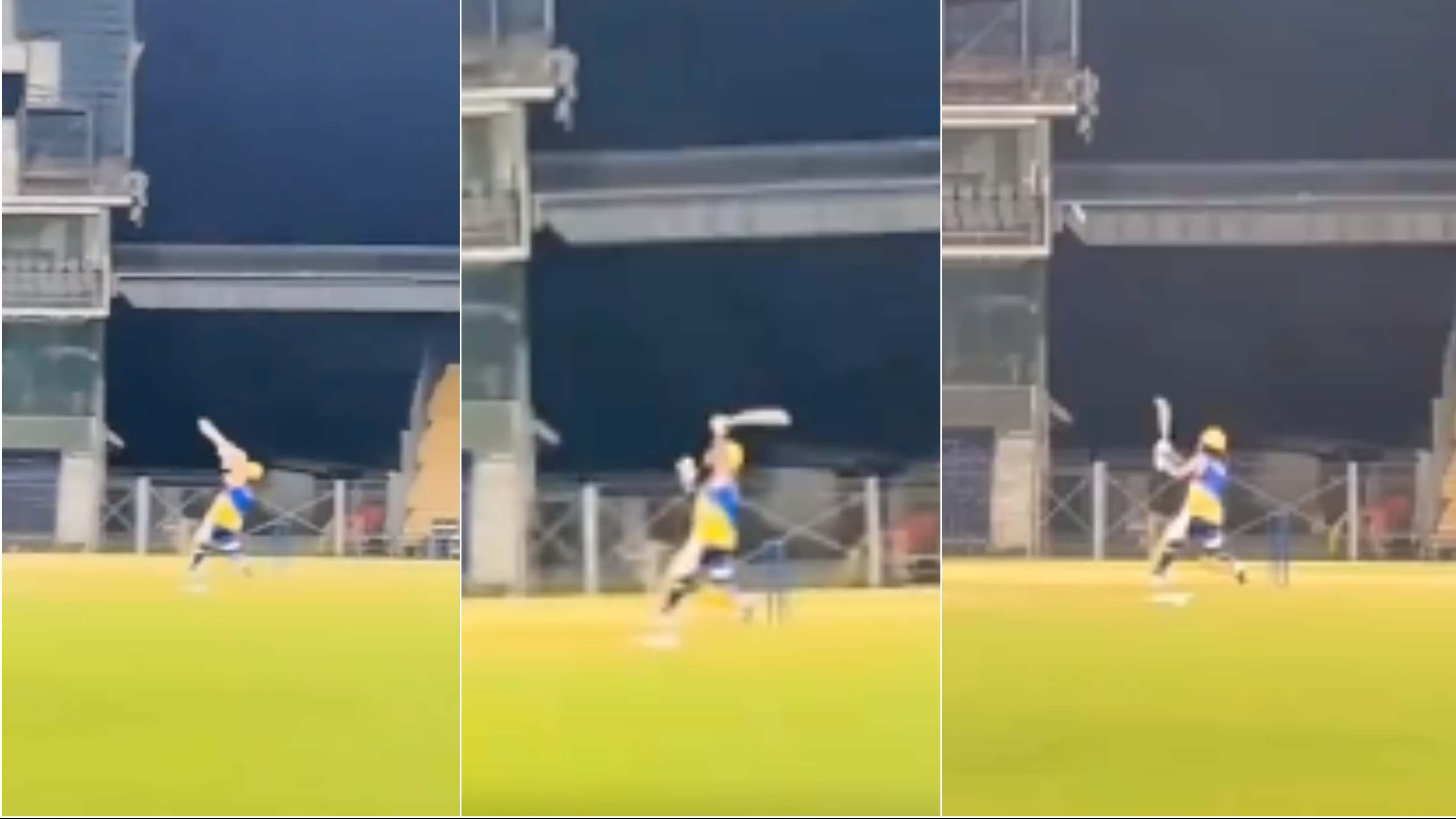 WATCH:  MS Dhoni prepares to demolish bowlers in IPL 2024; hits gigantic sixes during CSK’s net session