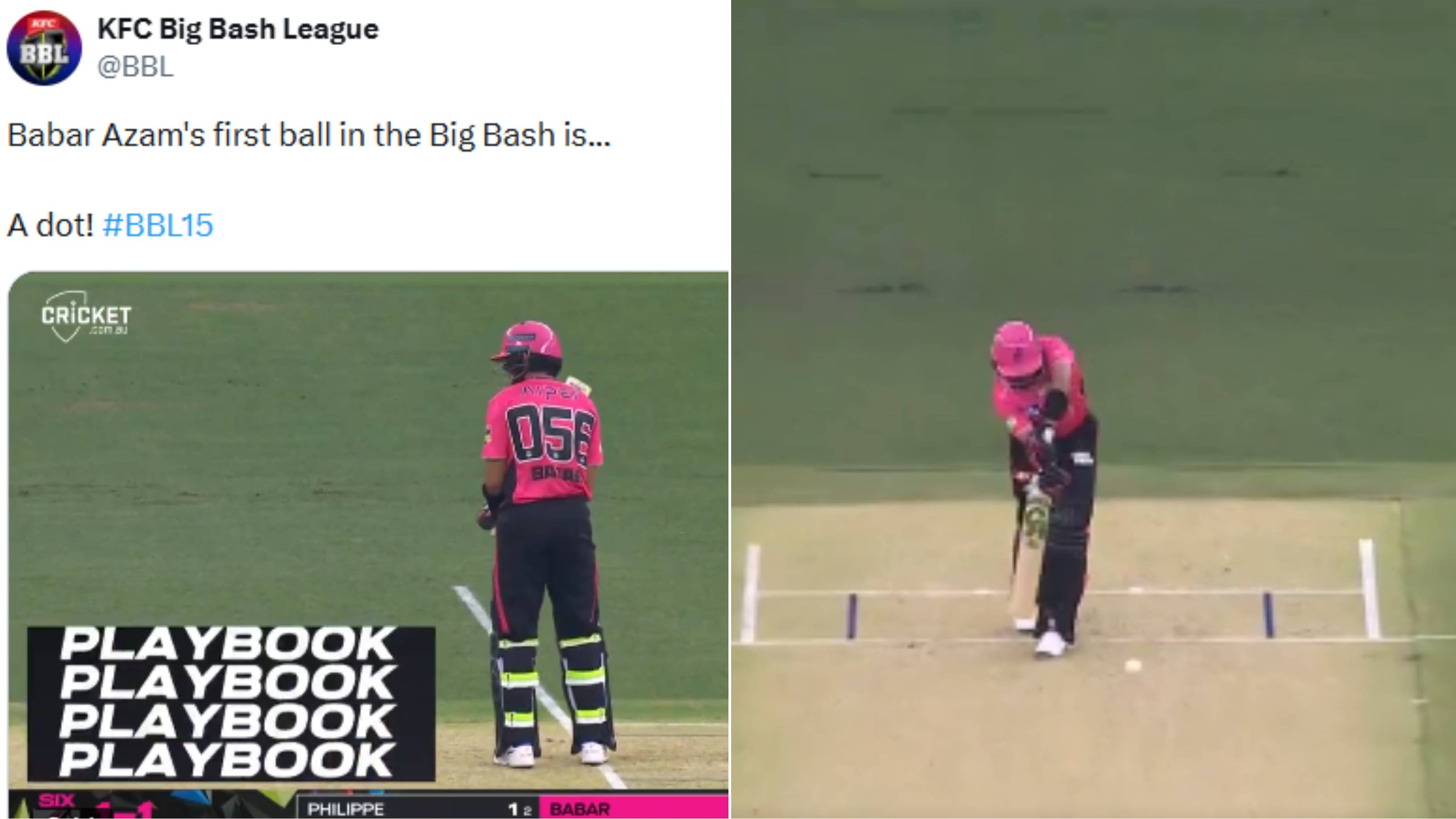 BBL’s 'dot' post for Babar Azam draws him online trolling after Pakistan batter’s flop show on debut