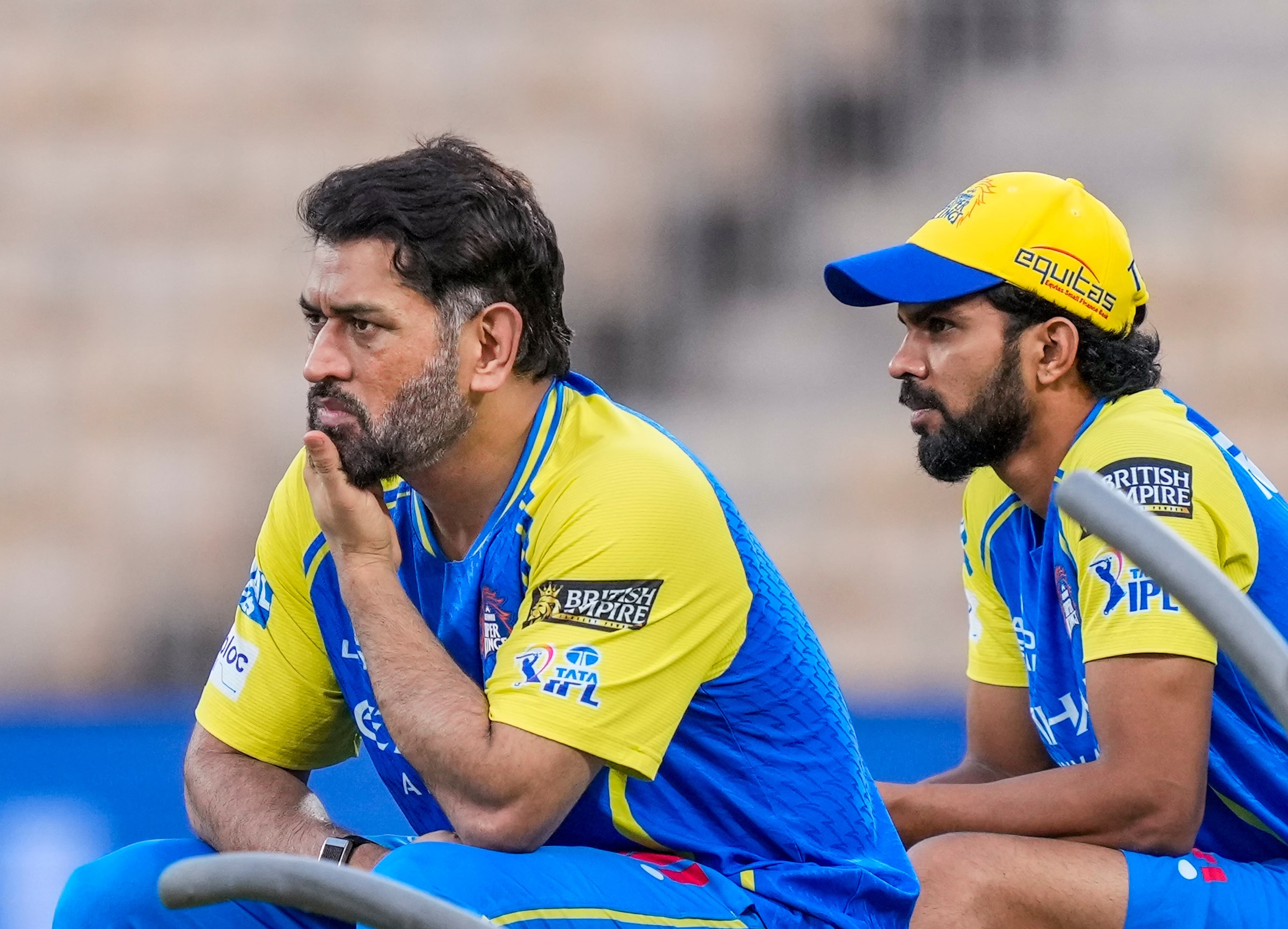 MS Dhoni and Ruturaj Gaikwad | CSK X/PTI