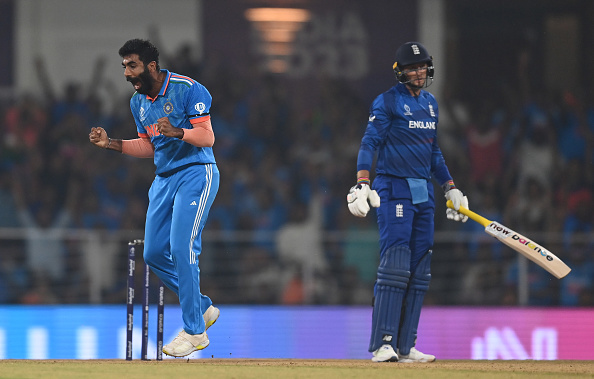 Jasprit Bumrah celebrates Joe Root's wicket | Getty Images