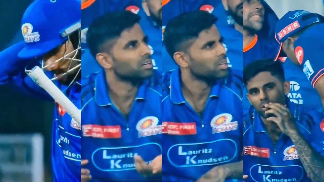 IPL 2025: WATCH- Suryakumar Yadav's bewildered reactions to Tilak Varma retiring out in LSG v MI match