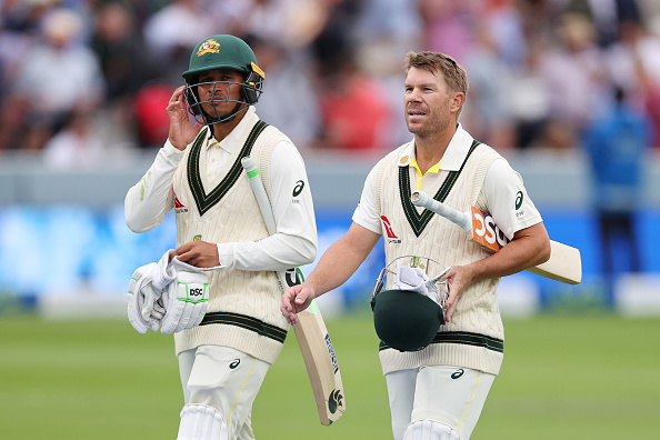 Usman Khawaja and David Warner | Getty