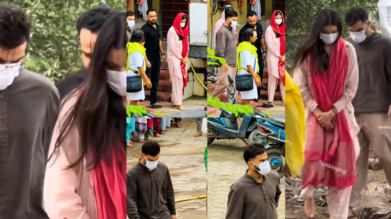 WATCH- Virat Kohli visits Premanand Maharaj's Ashram In Vrindavan along with Anushka Sharma after IPL 2026 win