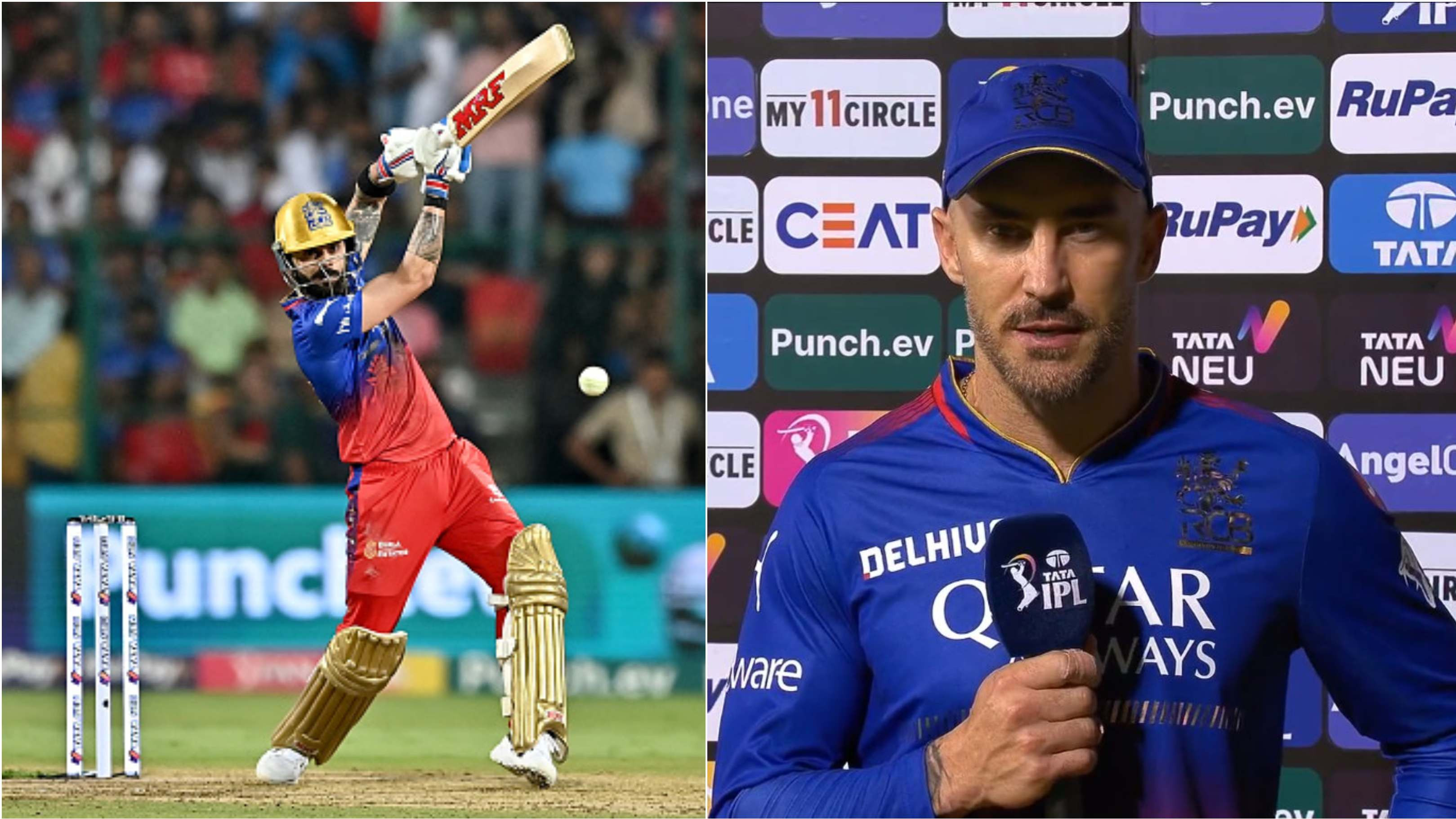 IPL 2024: “Virat was struggling to hit the ball…,” Faf du Plessis reacts to RCB’s heavy loss against KKR