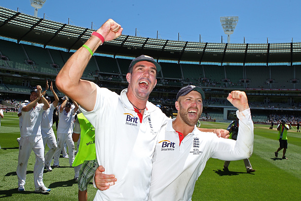 Kevin Pietersen and Matt Prior | Getty