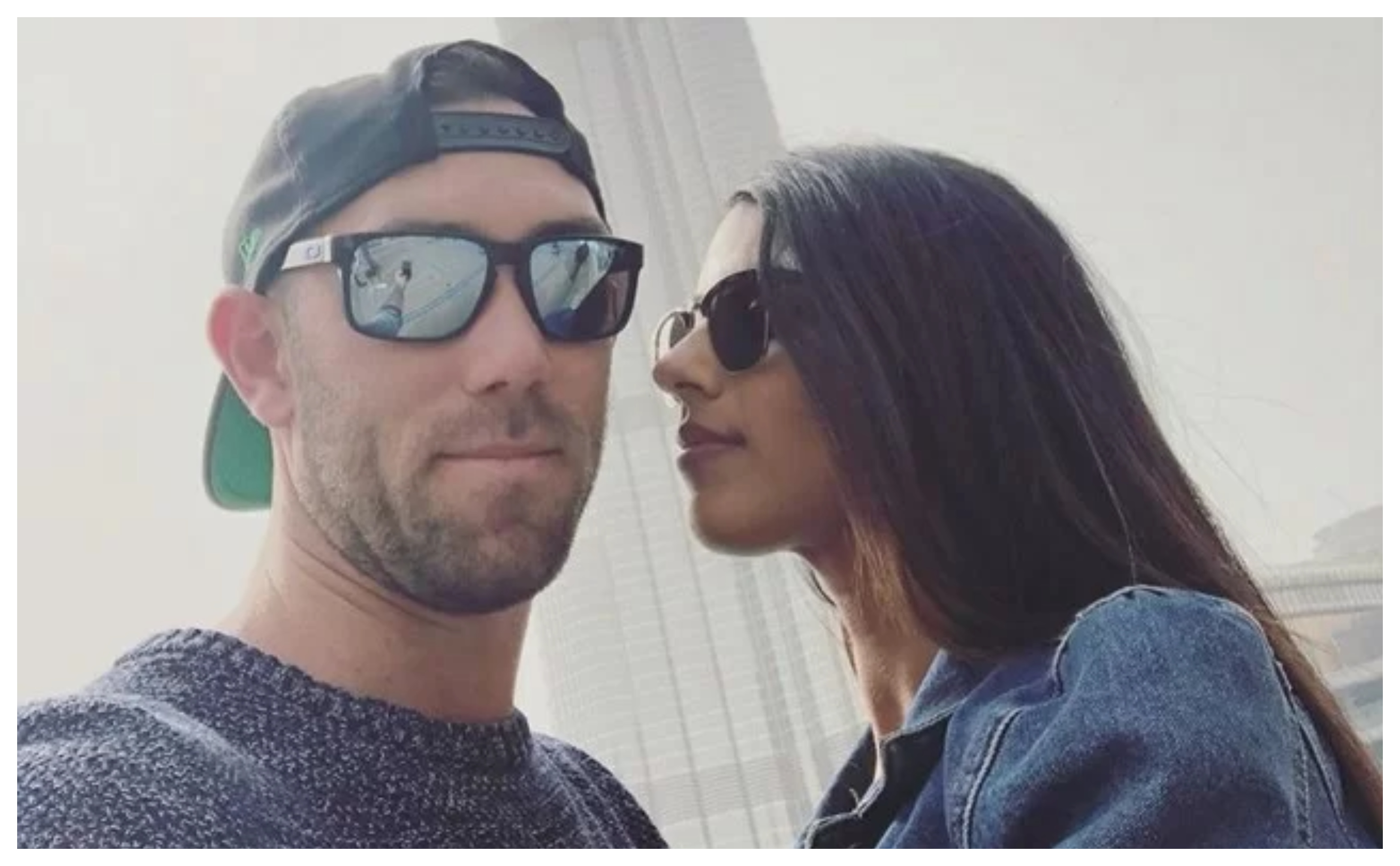 Glenn Maxwell and Vini Raman | Instagram