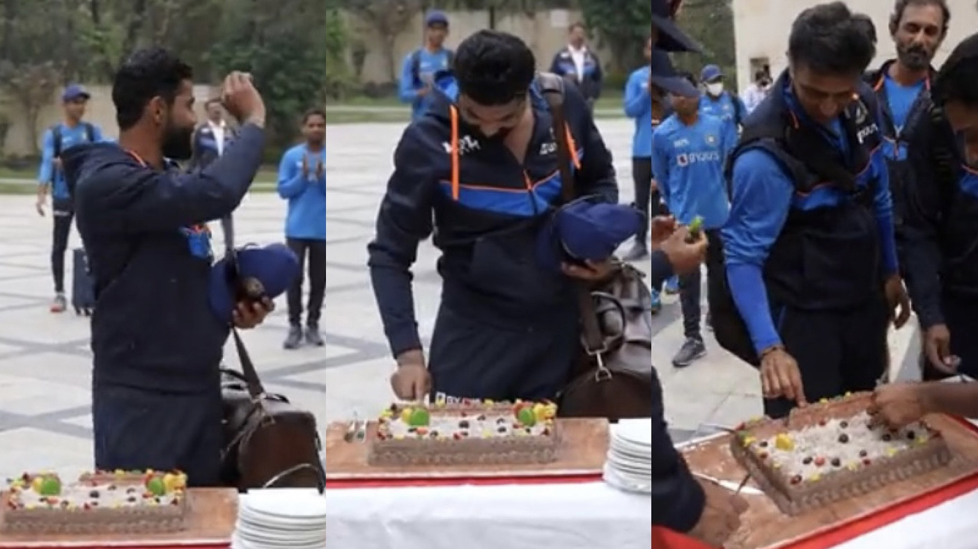 IND v SL 2022: WATCH - Team India celebrates Jadeja's heroics in Mohali Test; gives round of applause to him