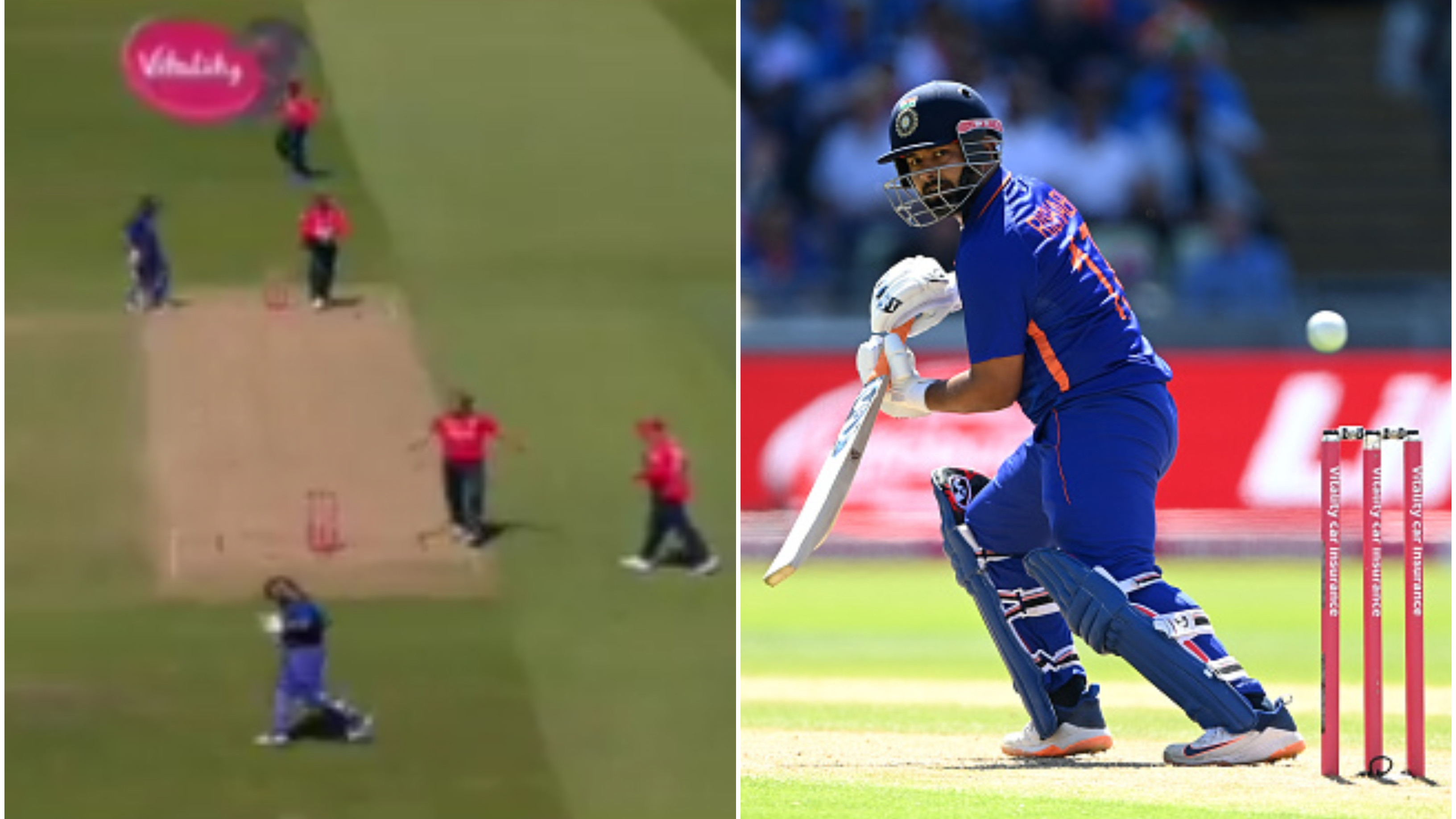 ENG v IND 2022: WATCH – “Takkar maar du kya”, Rishabh Pant asks Rohit Sharma after England fielder blocks his way