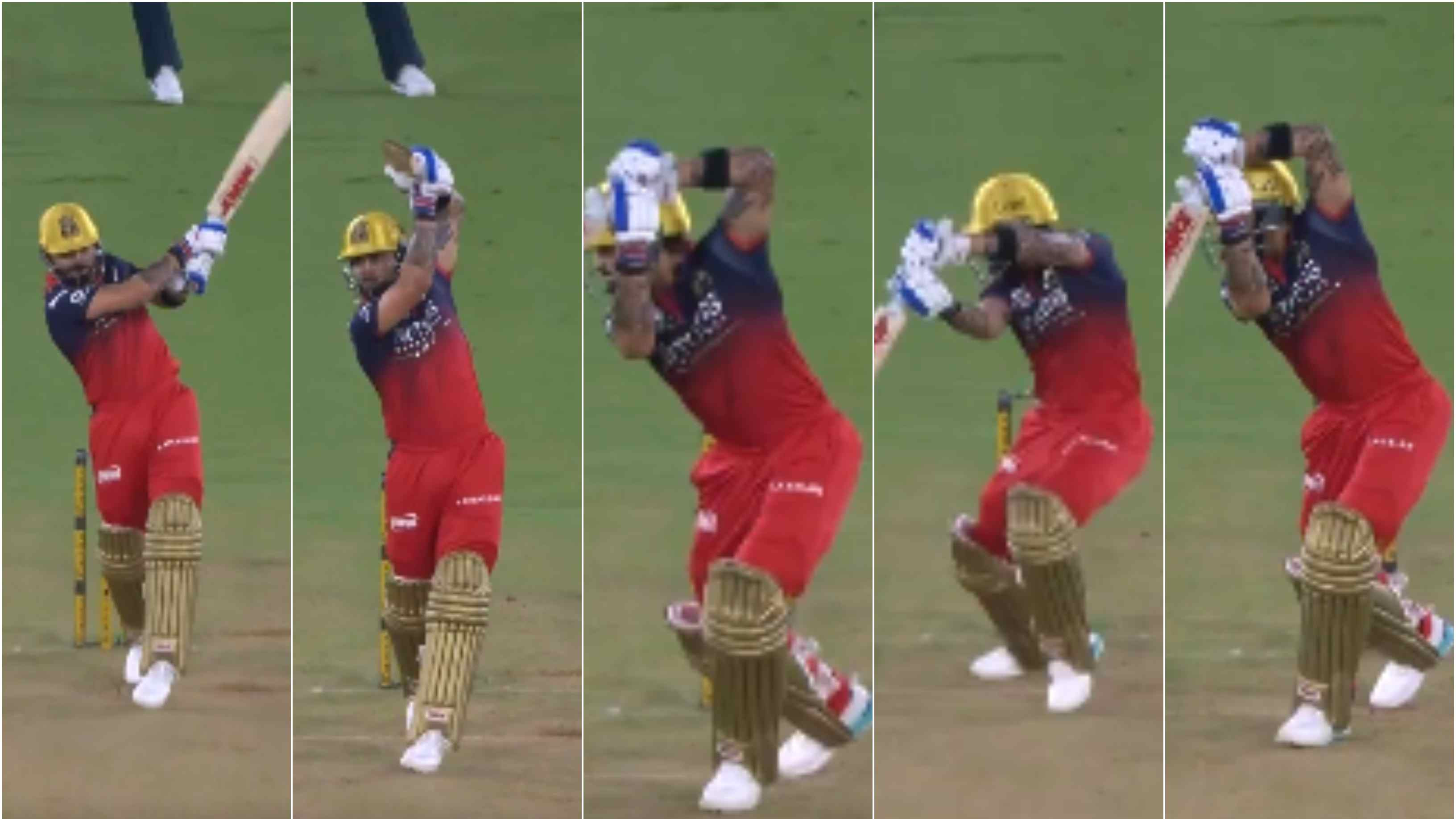 IPL 2026: WATCH – Virat Kohli hits Kagiso Rabada for 5 consecutive fours; unleashes 21-run carnage in one over