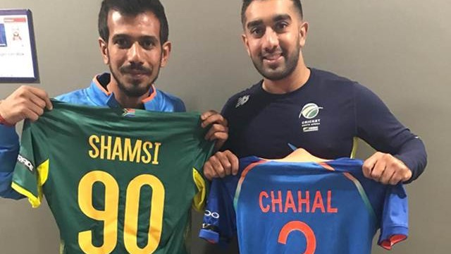 Yuzvendra Chahal and Tabraiz Shamsi engage in a photoshop battle to one up each other