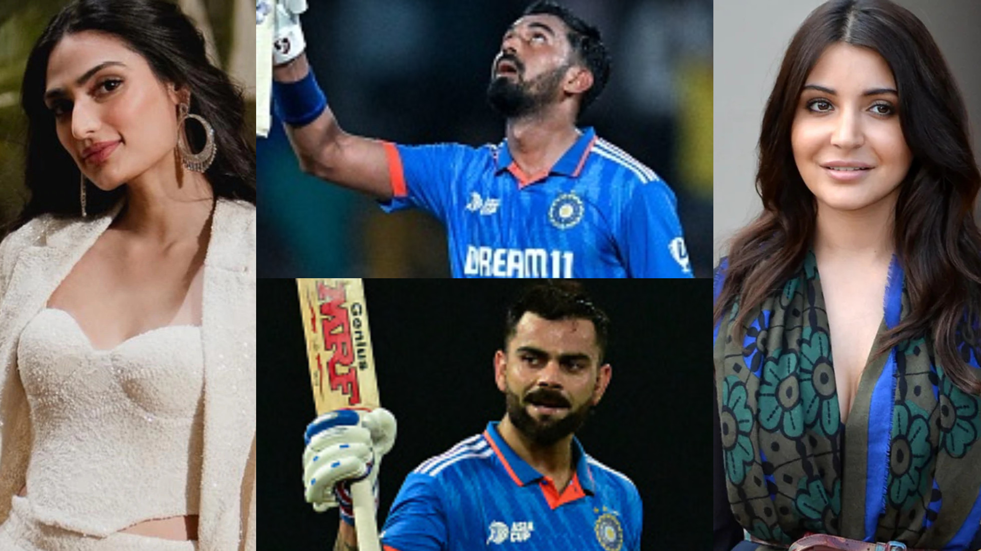 Asia Cup 2023: Anushka Sharma and Athiya Shetty react after Virat Kohli and KL Rahul slam centuries vs. Pakistan