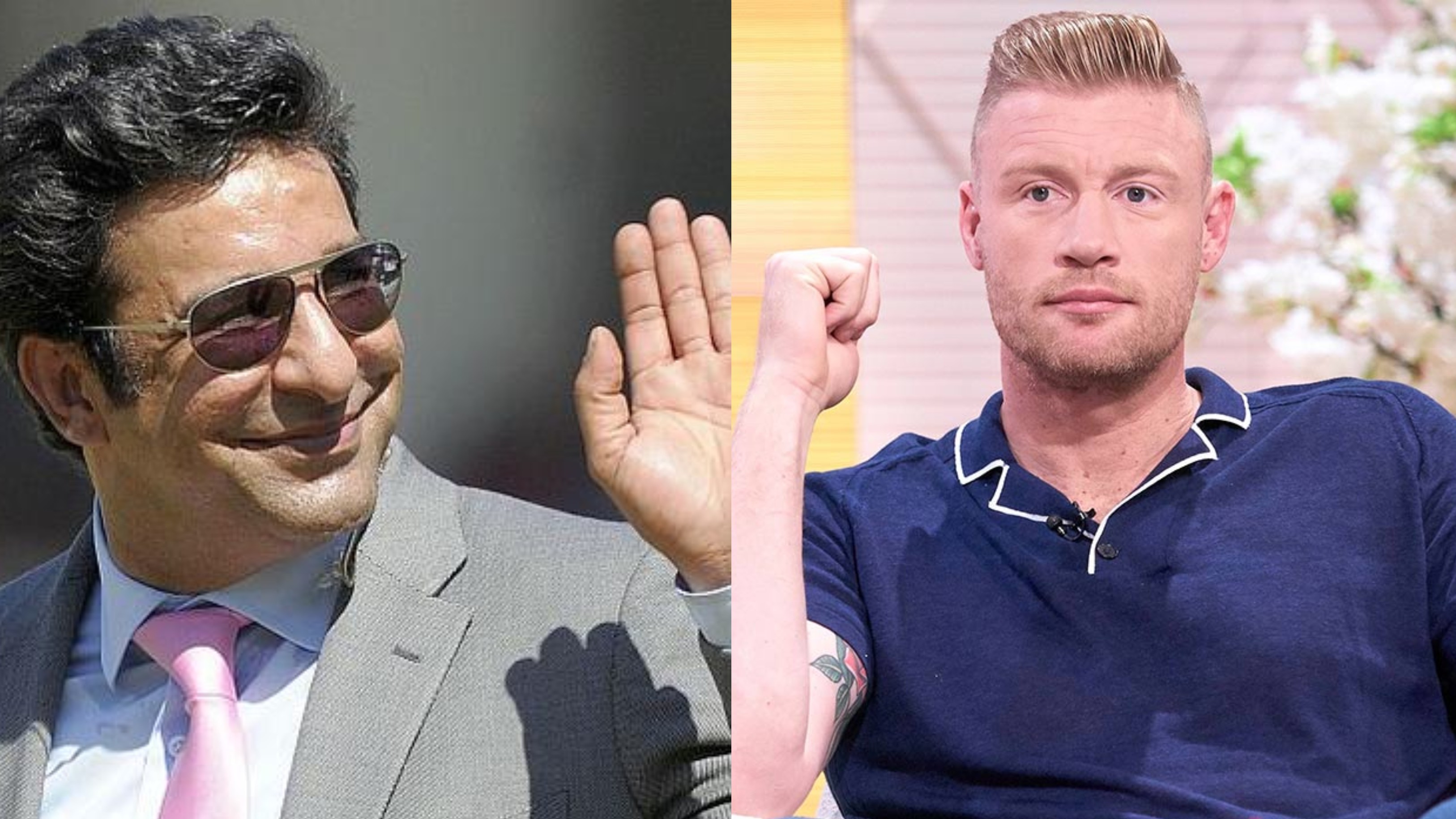 Wasim Akram responds after Andrew Flintoff thanks him for impact on his life and career
