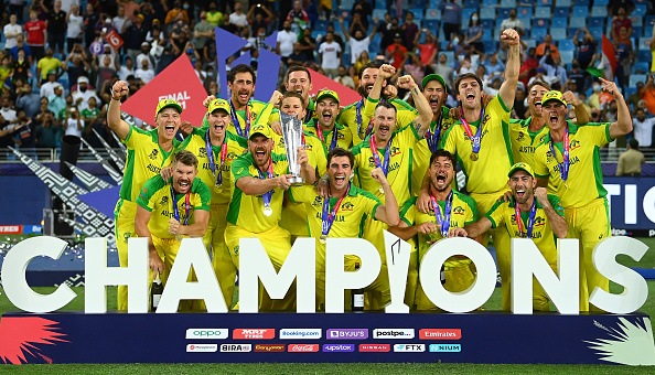 Australia won their maiden T20 World Cup title beating New Zealand in the final | Getty