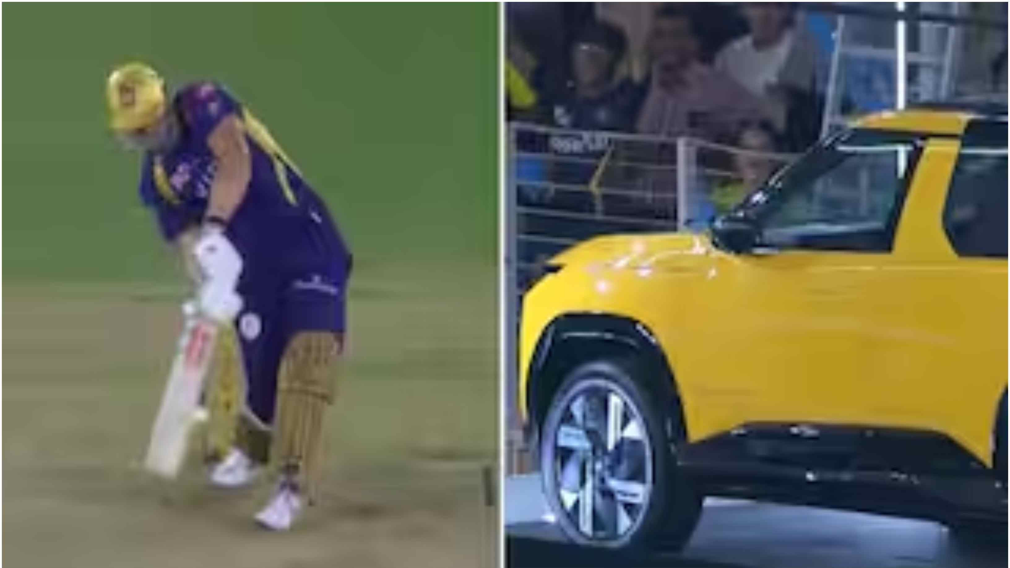 IPL 2026: WATCH - Cameron Green’s powerful six hits display car; sponsor to donate Rs 5 lakh as part of initiative