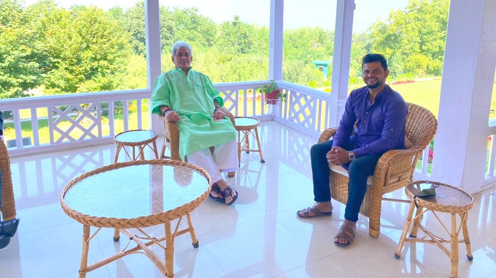 Suresh Raina meets J&K LG; set to form cricket academy in the Union Territory