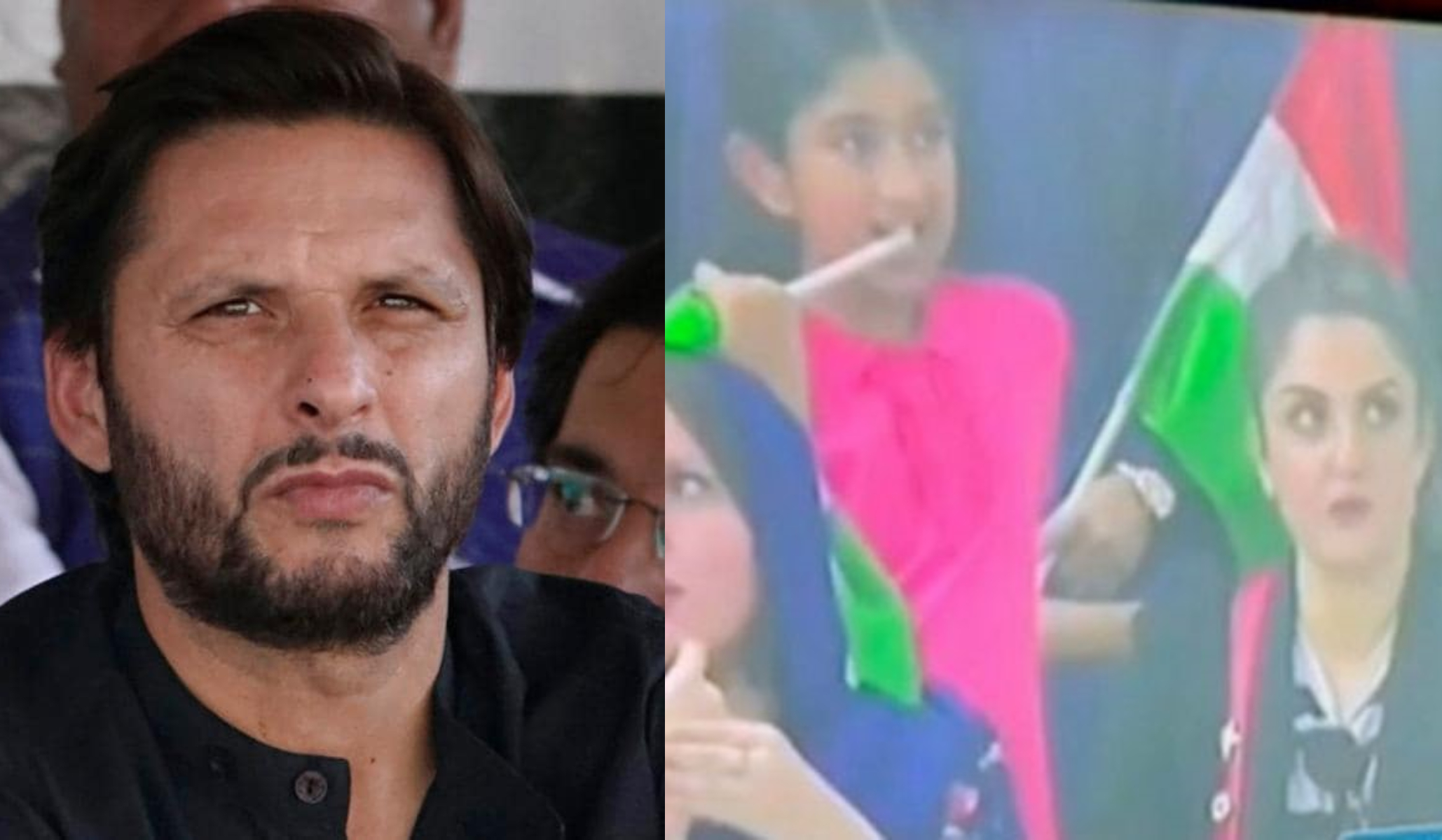 Shahid Afridi revealed his daughter waved India flag during IND-PAK match in Asia Cup | Twitter