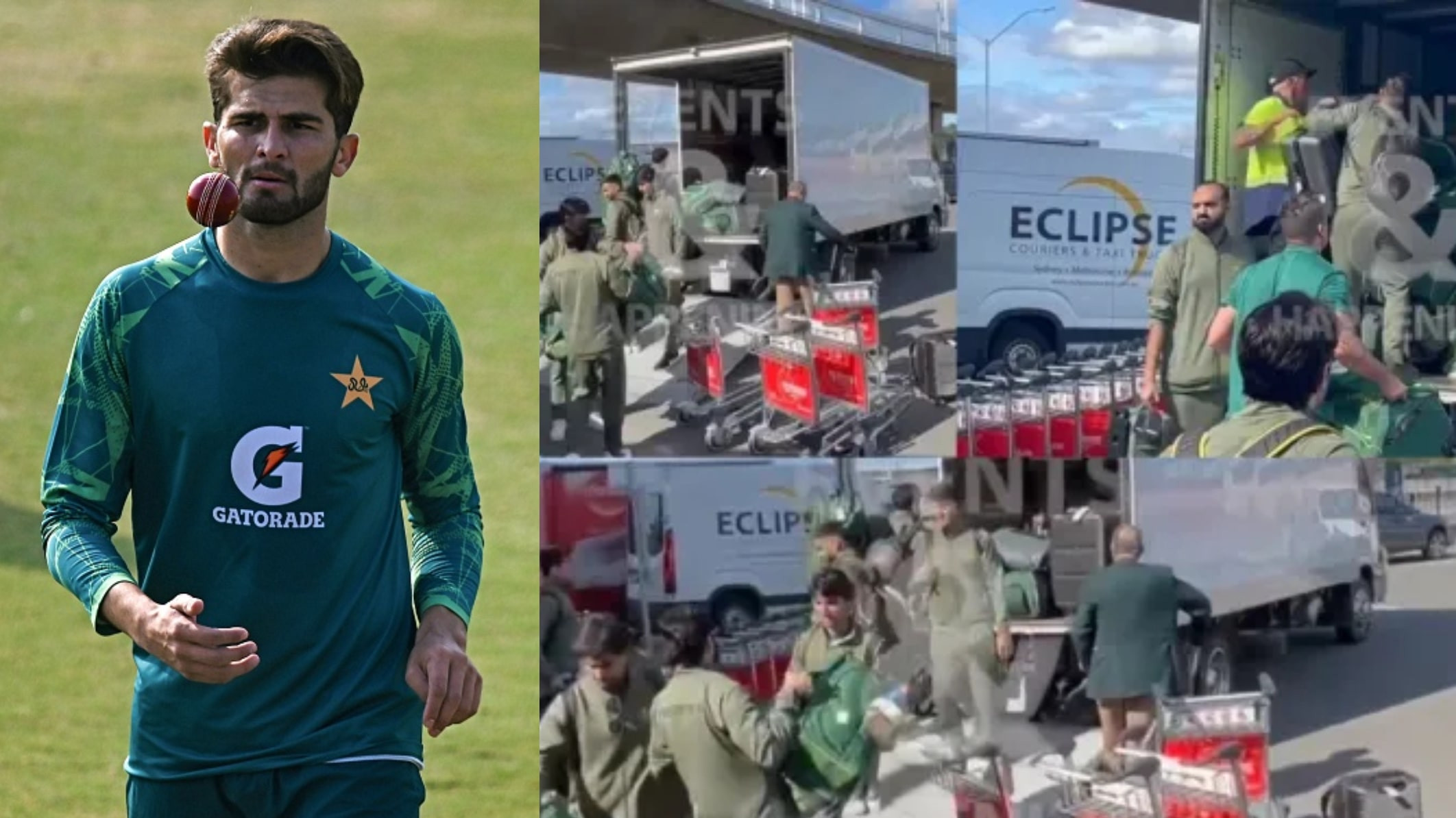 Shaheen Afridi clears air about viral video of Pakistani players loading their luggage at Sydney airport