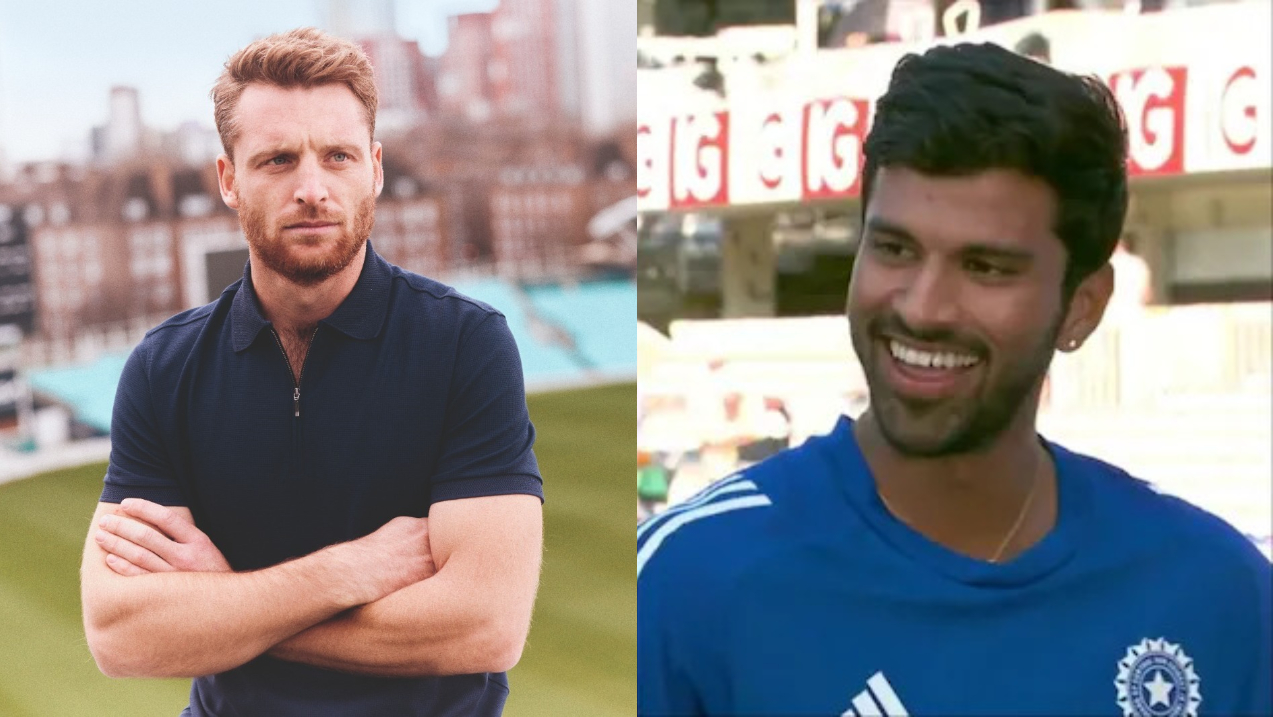 Jos Buttler and Washington Sundar | X