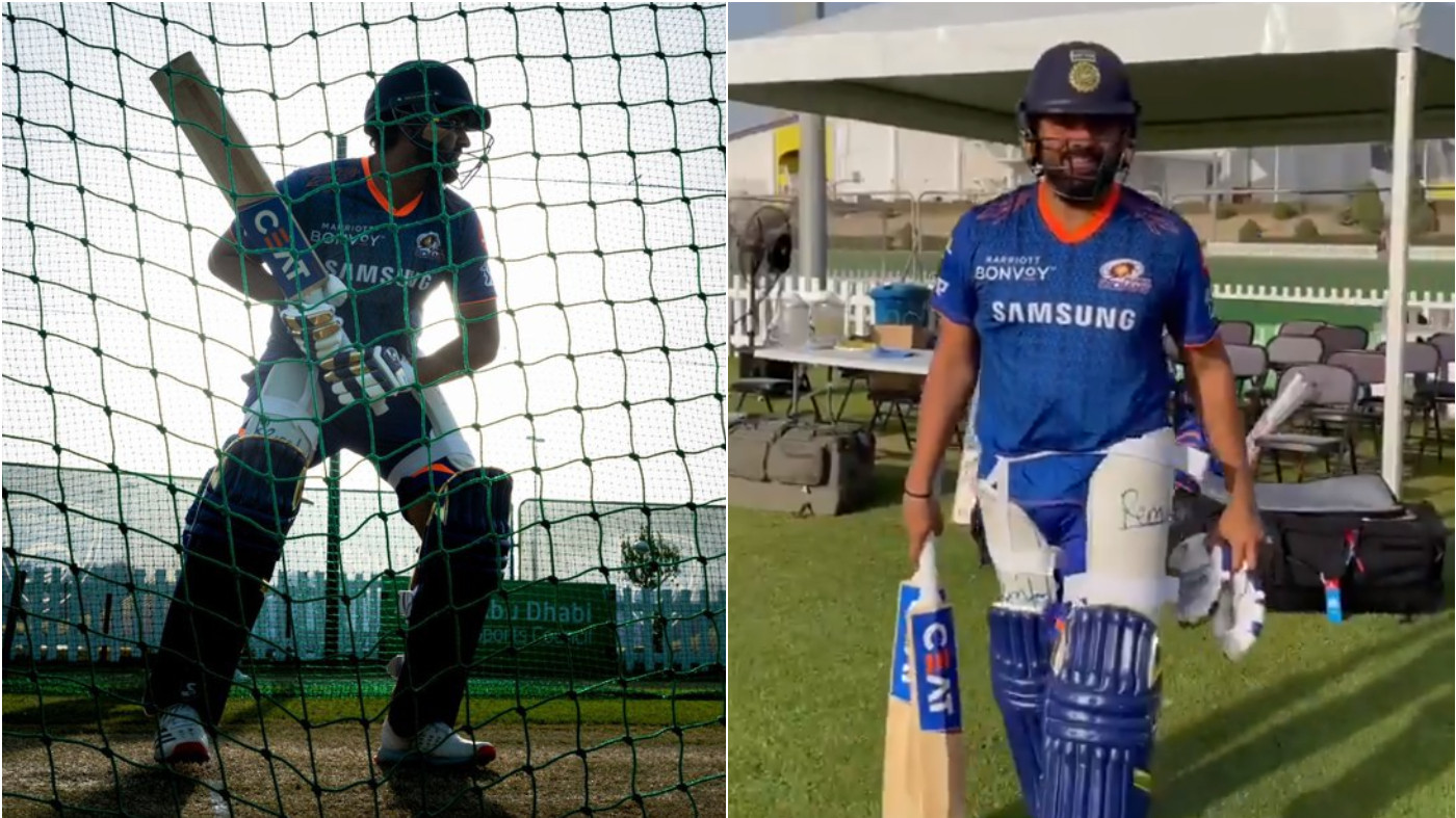 IPL 2021: WATCH - Rohit Sharma begins practice with MI after completing quarantine